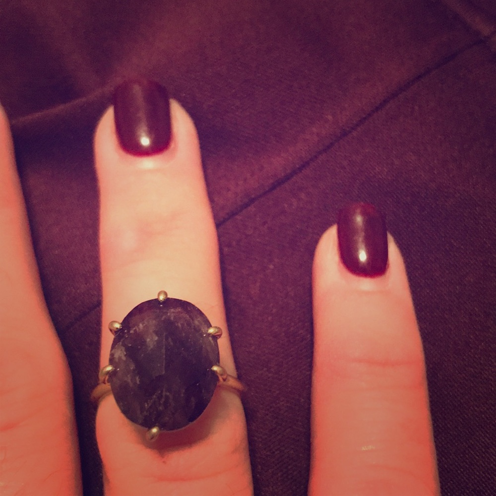 Purple stone ring